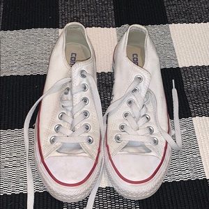 White low top converse